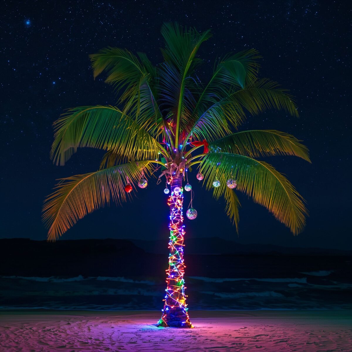Christmas Palm Tree