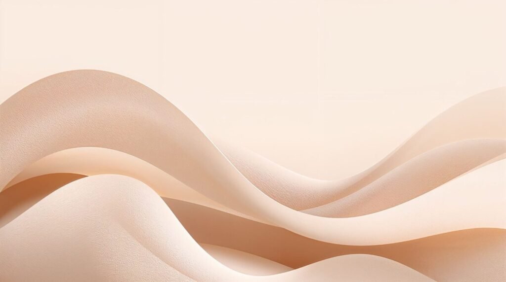Gentle Curves Abstract Beige Background
