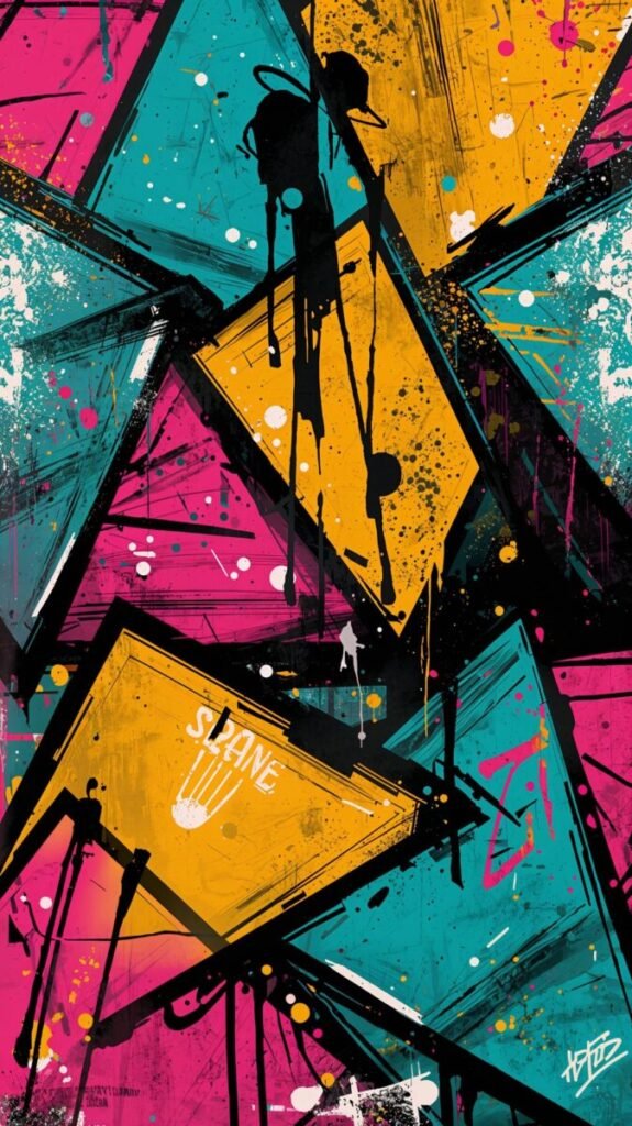 Modern Abstract Graffiti Art