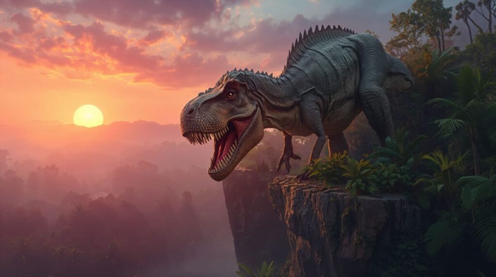 Gigantic T-Rex with Sharp Teeth and Ultradetailed Skin