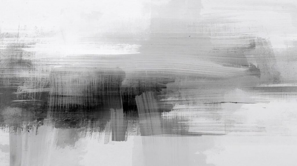 Gray Wallpaper - Brush Strokes with Dark Tones
