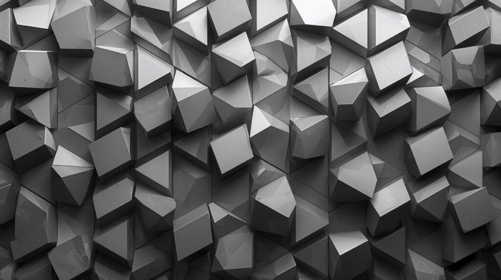 Gray Wallpaper - Intricate Geometric Pattern