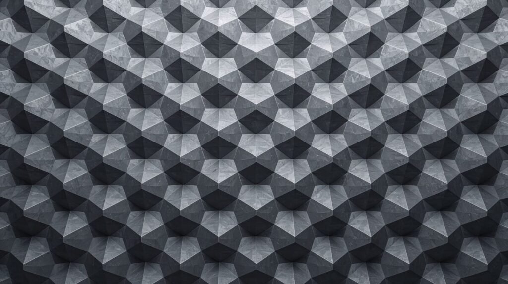 Gray Wallpaper - Geometric Pattern