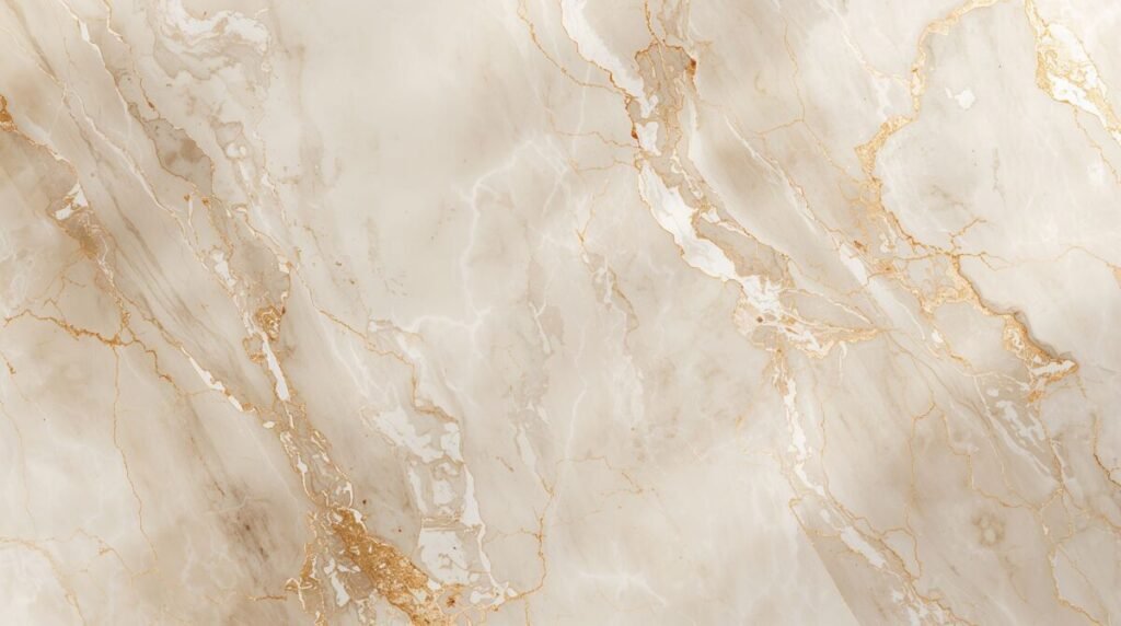 Intricate Natural Veins Beige Marble Background
