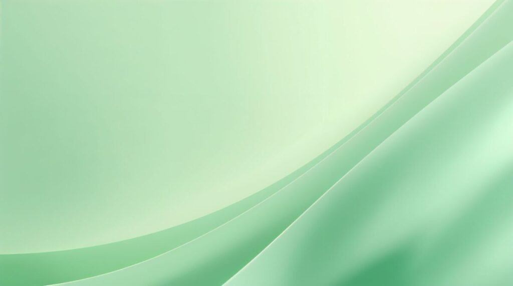 Minimalist green wallpaper with light pastel background