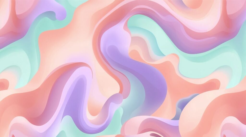 Vibrant fluid abstract background