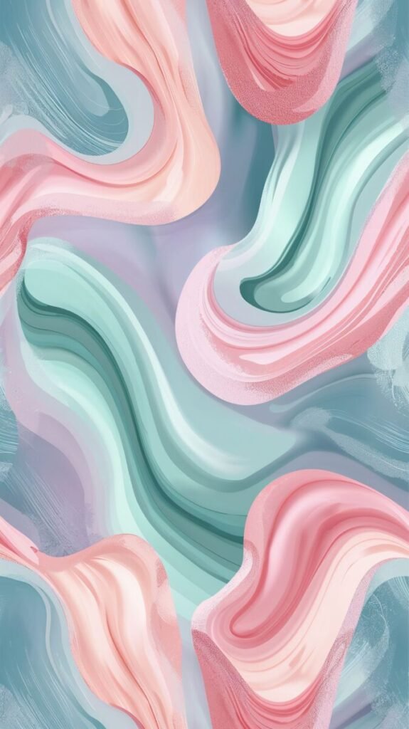 Modern fluid abstract funky wallpaper