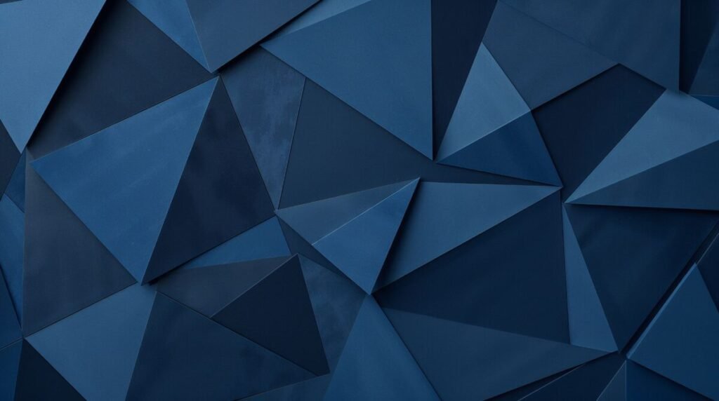 Geometric Navy Blue Desktop Wallpaper