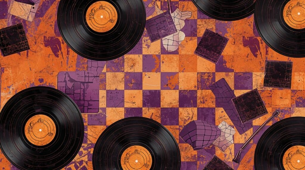 Classic retro disco funky wallpaper