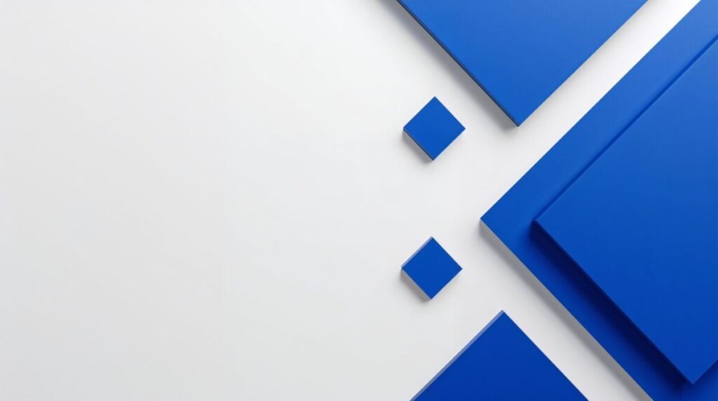 Blue and White Wallpaper - Abstract Royal Blue Geometry