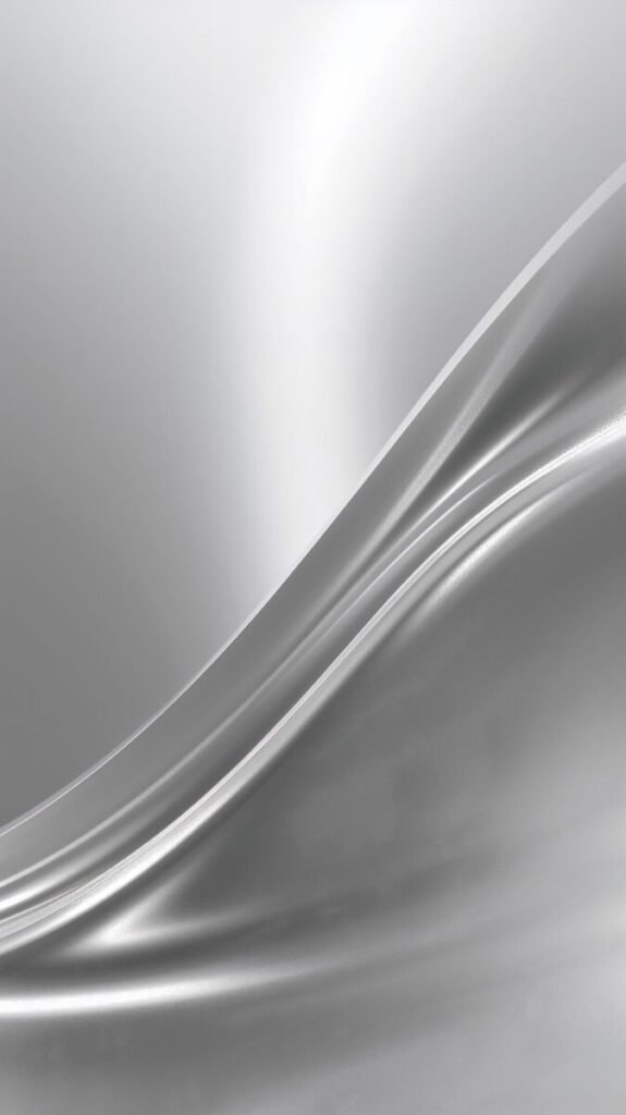 Gray Wallpaper - Silver Metallic Gradient