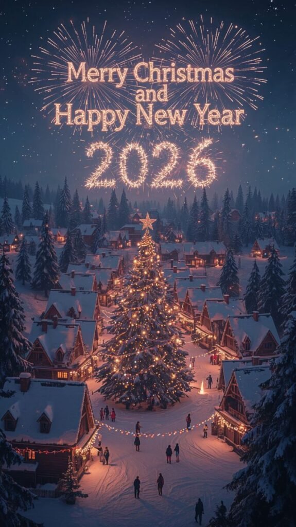 Merry Christmas And Happy New Year 2026