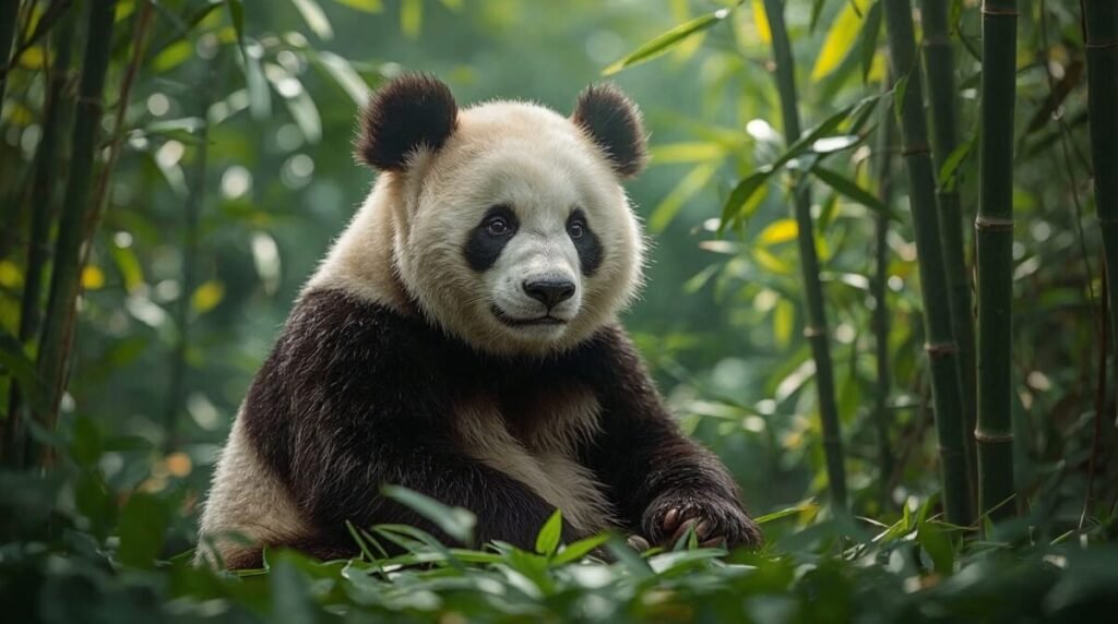 Cute panda animal wallpaper