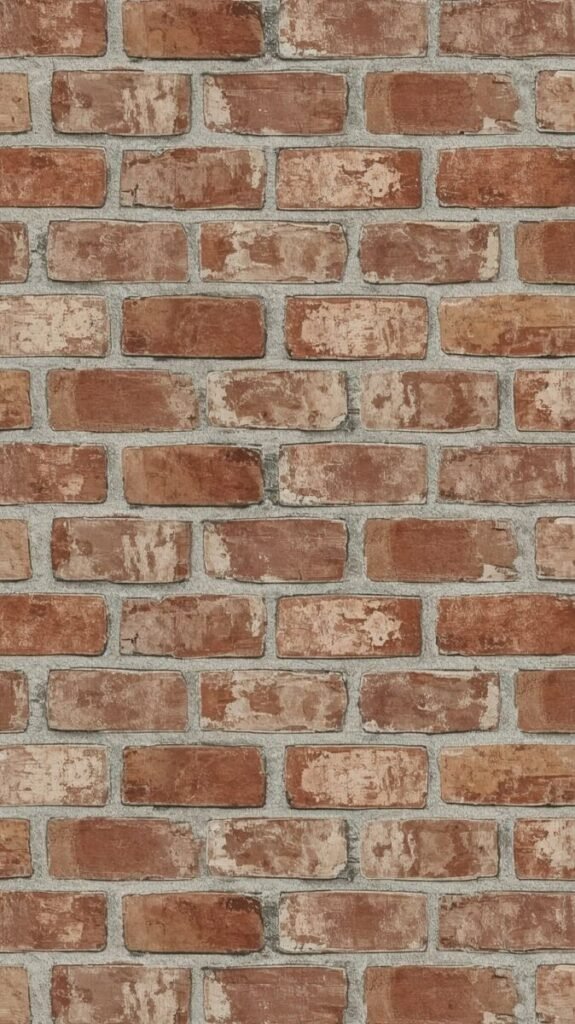Vintage Rustic Exposed Brick Wallpaper