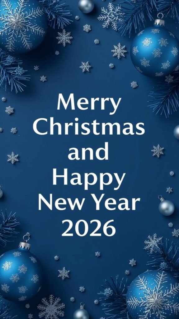 Merry Christmas And Happy New Year 2026