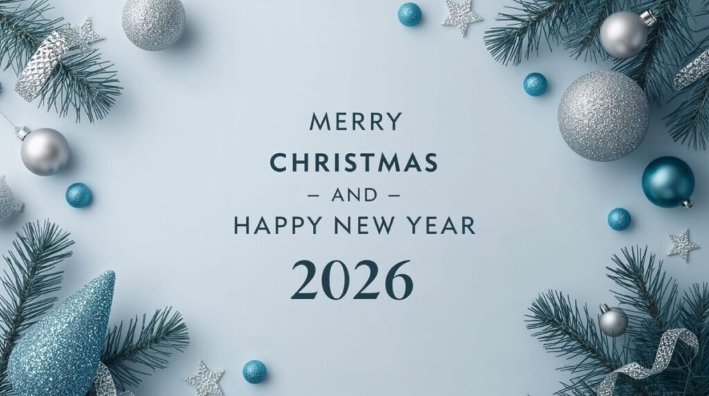 Merry Christmas And Happy New Year 2026