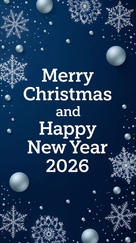 Merry Christmas And Happy New Year 2026