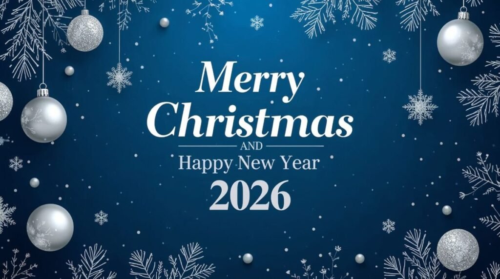Merry Christmas And Happy New Year 2026