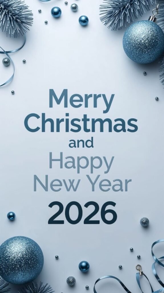 Merry Christmas And Happy New Year 2026