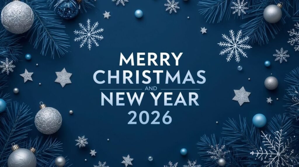 Merry Christmas And Happy New Year 2026
