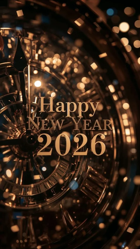 Aesthetic New Year 2026 Background for Mobile