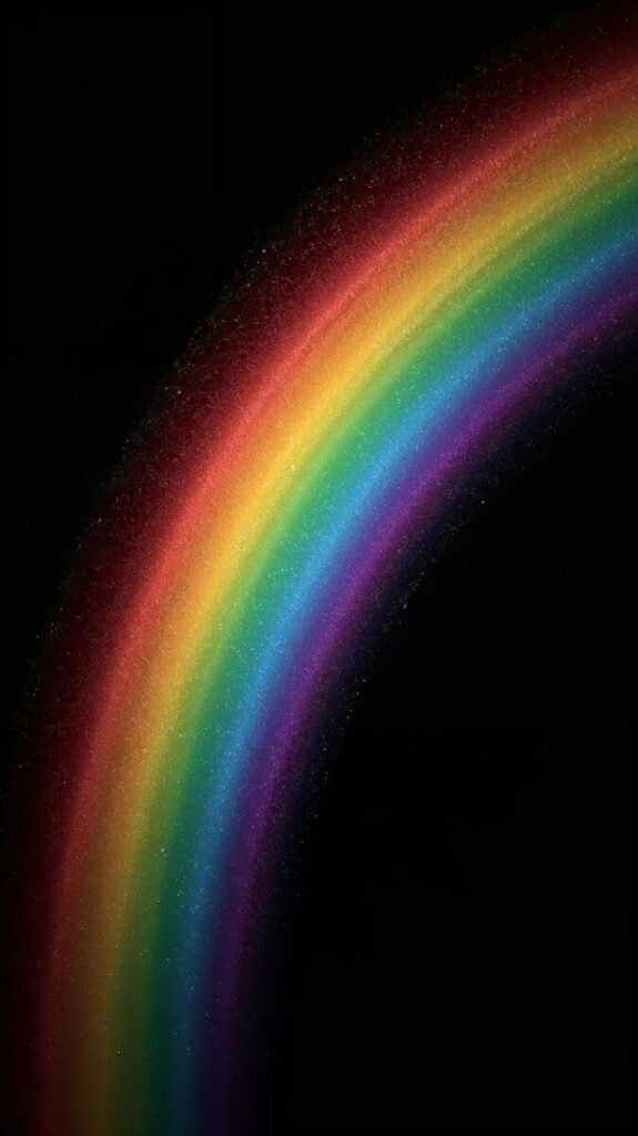 Magical Rainbow with Vibrant Colors and Delicate Details