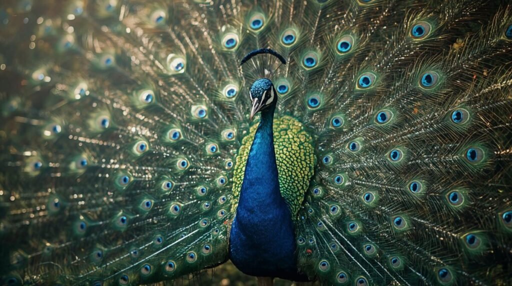 Lucid Realism Majestic Peacock Wallpaper