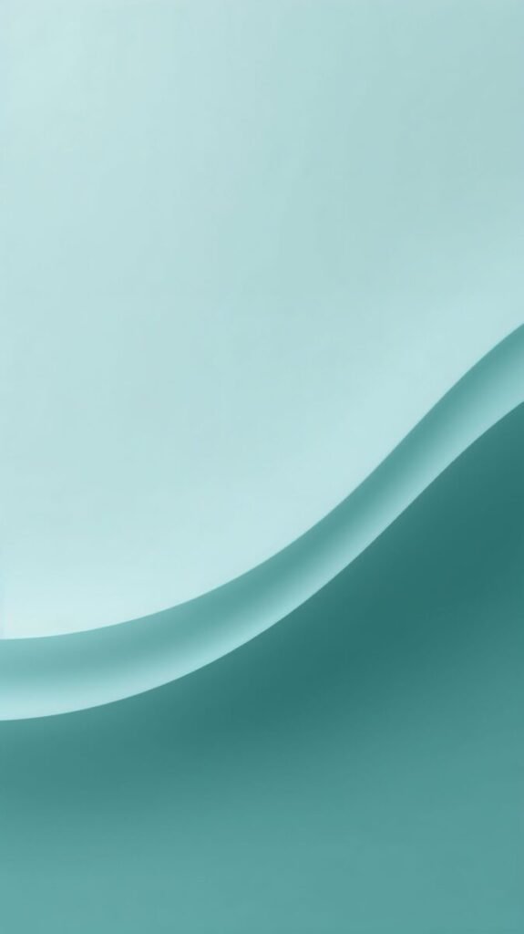 Simple Soft Teal Aesthetic Wallpaper
