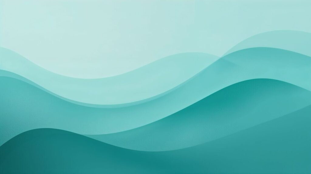 Minimalist Soft Teal Smooth Surface Wallpaper
