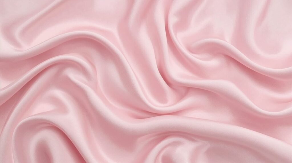 Soft delicate pink and white 3D wallpaper in lucid realism style