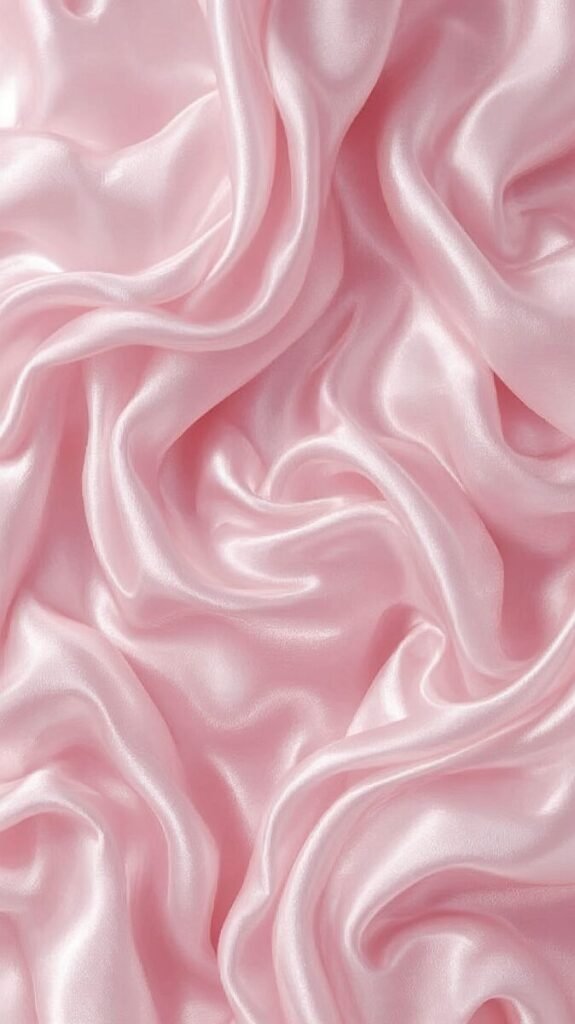 Intricate soft pink 3D wallpaper portrait
