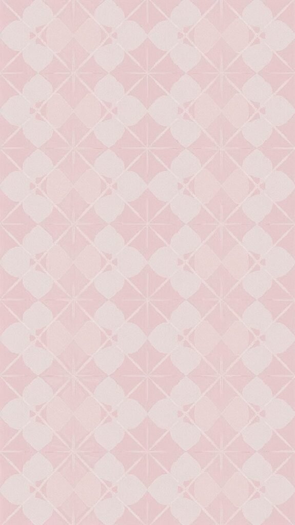 Modern pink and white geometric 3D art