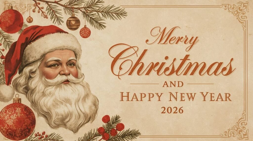 Merry Christmas And Happy New Year 2026
