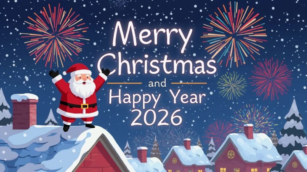 Merry Christmas And Happy New Year 2026
